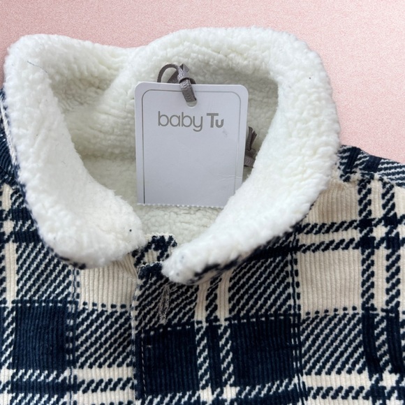 Jacket Shirt Soft unisex Toddler Size: 12-18m With Inner Sherpa Lining UK brand - Picture 4 of 14